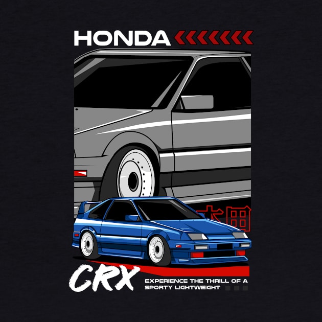 Nostalgic Honda CRX by Harrisaputra